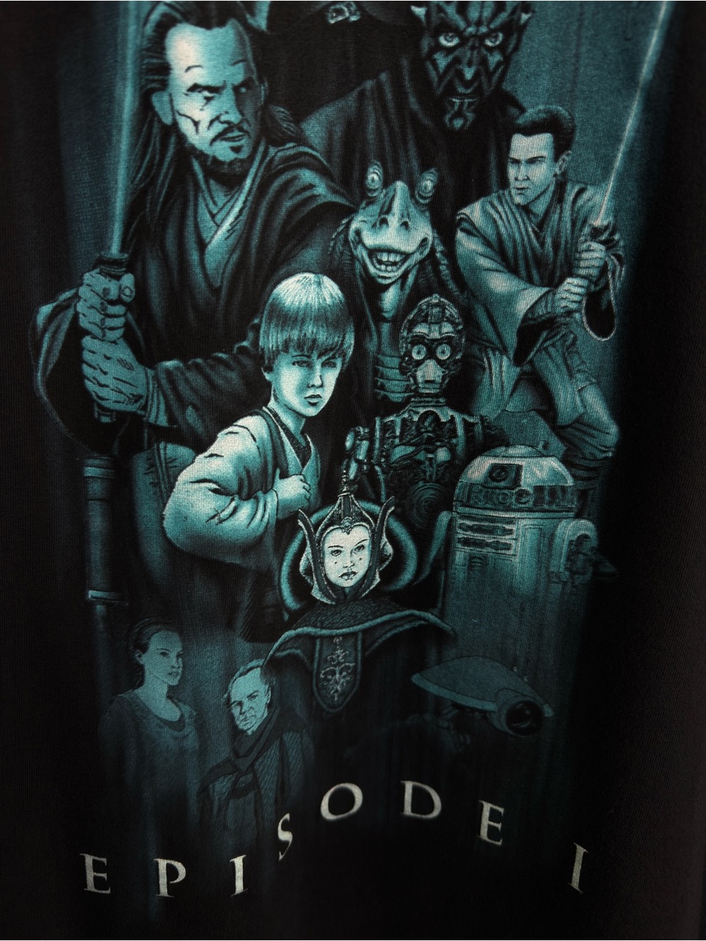 Vintage 90’s Star Wars Hero’s T-Shirt Vtg Movie Promo Tee Size XLarge - Picture 7 of 8